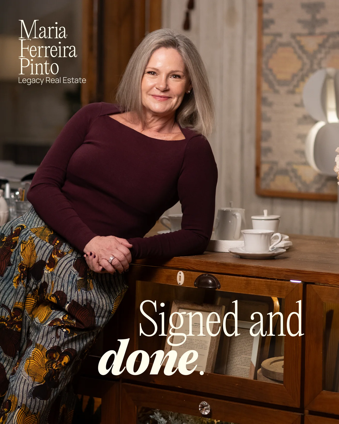 Maria Ferreira Pinto — Signed and done